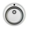Mofém Infinite 510 mosogató rozsdamentes kerek 1 medencés d510mm, szatén