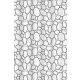 Zuhanyfüggöny - STONE - Impregnált textil - 180 x 200 cm
