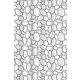 Zuhanyfüggöny - STONE - Impregnált textil - 180 x 200 cm