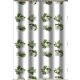 Zuhanyfüggöny - TROPIC - Impregnált textil - 180 x 200 cm