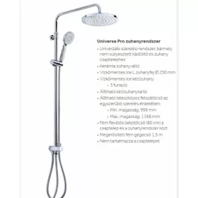 Strohm-Teka Zuhanyrendszer Króm 790027200 (kifutó-2025)