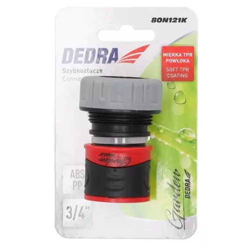 Dedra Gyorscsatlakozó 3/4" SOFT (80N121K)