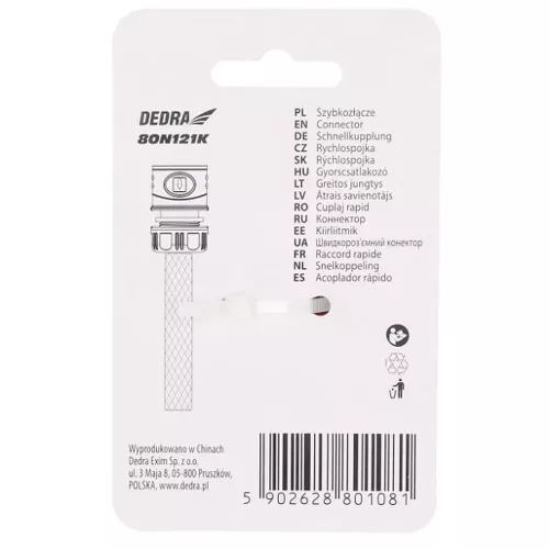 Dedra Gyorscsatlakozó 3/4" SOFT (80N121K)