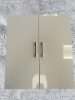 SaviniDue Smart faliszekrény 2 ajtós 65x73/27cm fényes fehér 821