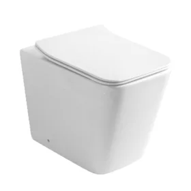   Eros QUADRO álló WC ülőkével komplett - perem nélküli öblítés - alsó / hátsó kifolyású