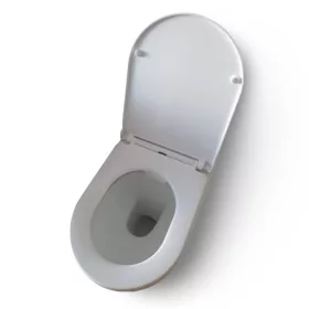   Eros OVAL álló WC ülőkével komplett - perem nélküli öblítés - alsó / hátsó kifolyású