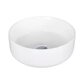   EROS SIMPLE 8 - PULTRA ültethető - Top Counter - porcelán mosdó - MATT FEHÉR - 36 x 36 x 13 cm
