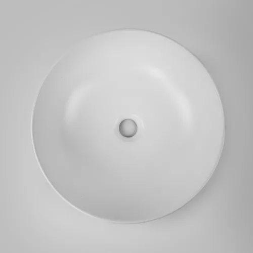 EROS RAISE - PULTRA ültethető - Top Counter - porcelán mosdó - MATT FEHÉR - O - O 41 cm