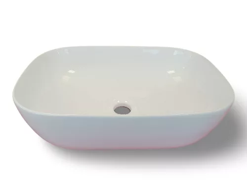 EROS - Top Counter pultra ültethető porcelán mosdó - SMILE 3 - 46,5 x 32,5 x 13 cm