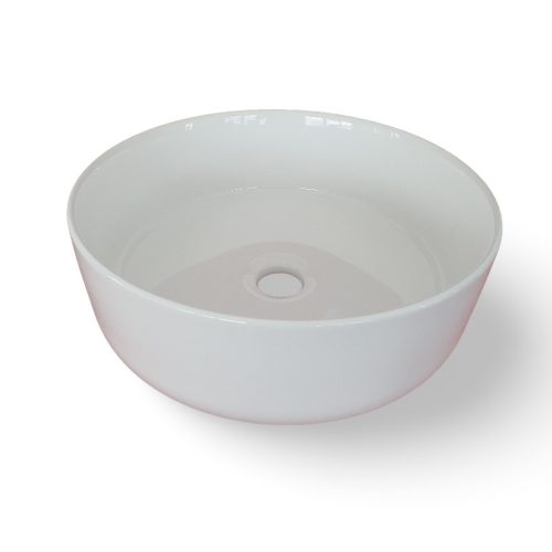 EROS SIMPLE 8 - PULTRA ültethető - Top Counter - porcelán mosdó - 36 x 36 x 13 cm