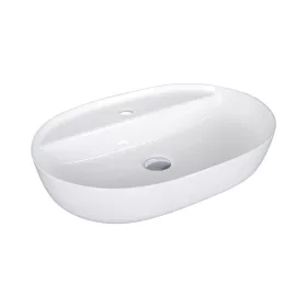   EROS - Top Counter pultra ültethető porcelán mosdó - ROCK 5 - 60 x 40 cm