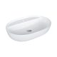 EROS - Top Counter pultra ültethető porcelán mosdó - ROCK 5 - 60 x 40 cm