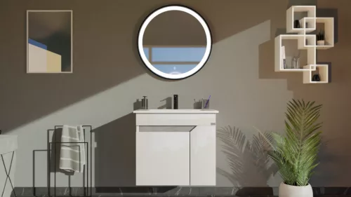 TMP VISION fali függesztett fürdőszobai bútor 50 cm