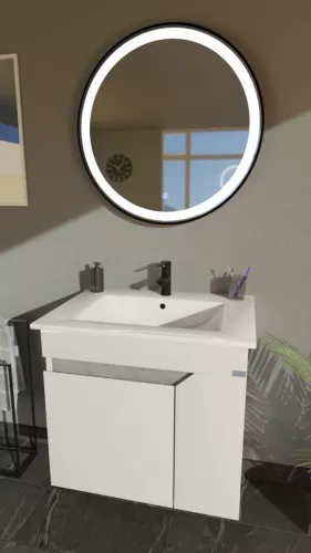 TMP VISION fali függesztett fürdőszobai bútor 50 cm
