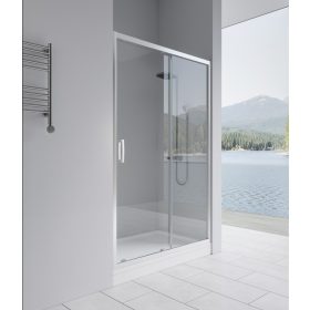   Vela Banyo KAYRA zuhany tolóajtó - 6 mm víztiszta vízlepergető üveggel - 130 x 190 cm