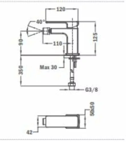 Strohm-Teka Soller bide csaptelep Króm 856261200