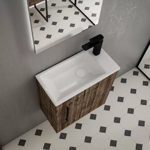 Sanovit ATRIA porcelán mosdókagyló- kézmosó - jobb csaplyukas - 50 x 25 cm