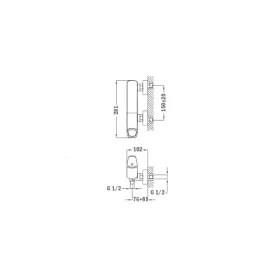 Strohm-Teka Sense zuhany csaptelep Króm 912310200