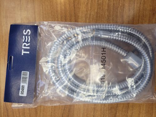 TRES gégecső 170cm 1/2"-M15x1 KM 9134881 kádperembe épített csaptelephez * fém