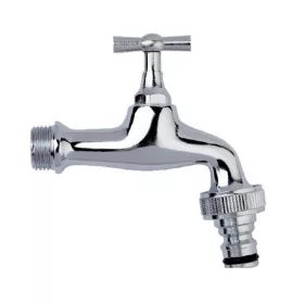 Kerti csap 1/2" tömlővéges KRÓM Panitalia