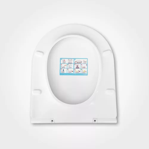 CersStyle CITY / BELLA SLIM WC ülőke - duroplast - lecsapódásgátlós - könnyen levehető klikk rendszerű