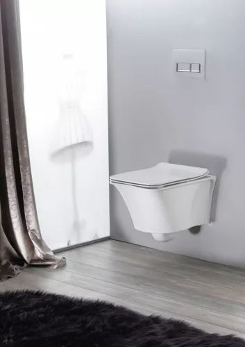 CeraStyle IBIZA / HERA WC ülőke - duroplast - lecsapódásgátlós - könnyen levehető