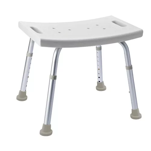 Sapho RIDDER Fürdőszobai szék, állítható magasság (34-52cm), max.100kg, fehér (A00601101)