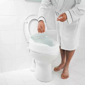 Sapho RIDDER Magasított WC-ülőke, 10cm, fehér (A0071001)