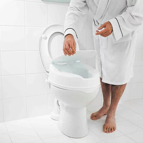 Sapho RIDDER Magasított WC-ülőke, 10cm, fehér (A0071001)