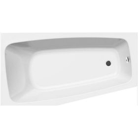   Aqualine-Sapho BEROUNKA kád, láb nélkül, balos 160x90x42cm, akril (A1690)