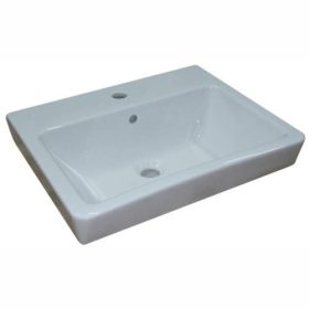   Roca CASERTA mosdó 55x44,5cm szögletes, bútorra ültethető vagy falra szerelhető  A3270J2000