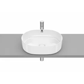  Roca Inspira Round 50 fehér pultra szerelhető mosdó 50x37x14 cm A327520000