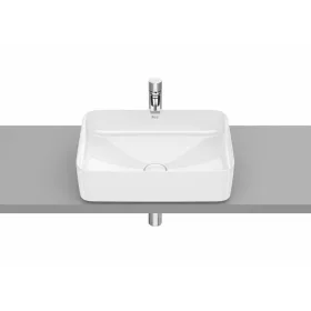   Roca Inspira Square 50 fehér pultra szerelhető mosdó 50x37x14 cm A327530000