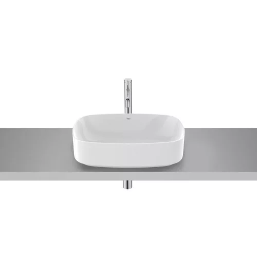 Roca ONA mosdó pultra 50x37/14,7cm, porcelán, fehér, csaplyuk nélkül (A3275L0000)