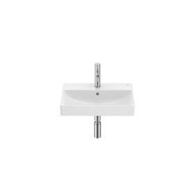   Roca ONA Compact mosdó 50x36cm, porcelán, fehér, csaplyukas, túlfolyós (A32768E000)