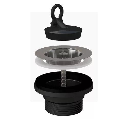 ALCA mosogató leeresztő 6/4", rozsdamentes ráccsal DN70 (A33)