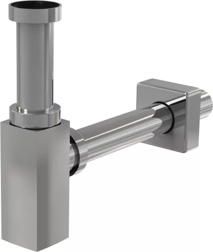 ALCA DESIGN mosdószifon DN32 fém, szögletes (A401)