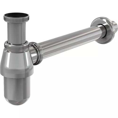 ALCA mosdószifon DN32, 5/4" hollanderrel, fém, króm (A431)