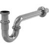 ALCA csőszifon mosdóhoz DN32, 5/4" hollanderrel, fém, króm (A432)