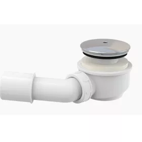   ALCA Zuhanytálca szifon d60mm, csökkentett magasságú, króm fedlappal (A471CR-60)