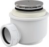 ALCA Zuhanytálca szifon króm fedővel, d50mm (A47CR-50)