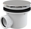 ALCA Zuhanytálca szifon króm fedlappal, d90mm (A49CR)