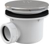 ALCA Zuhanytálca szifon LUX, d90mm, krómozott fém fedlappal (A49K)