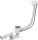 ALCA Automata kád le- és túlfolyó szifonnal, FEHÉR, 57cm (A51BM)