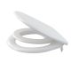 ALCA WC ülőke integrált gyerek betéttel, Duroplast műanyag, fehér, fém zsanérral (A603)