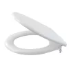 ALCA WC ülőke univerzális SoftClose, Duroplast műanyag, fehér, Click fém zsanérral (A604)