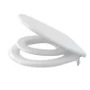 ALCA WC ülőke integrált gyerek betéttel, SoftClose, Duroplast fehér, Click fém zsanérral (A606)