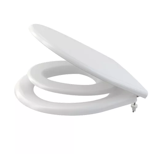 ALCA WC ülőke integrált gyerek betéttel, SoftClose, Duroplast fehér, Click fém zsanérral (A606)