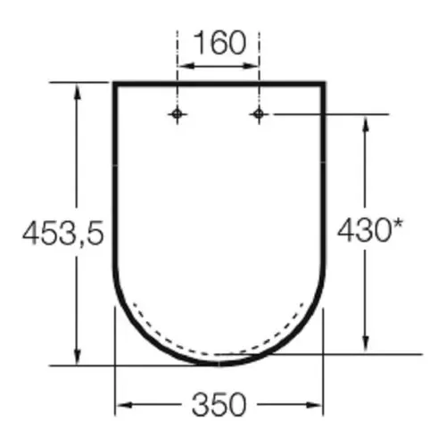 Roca The GAP Square SLIM WC ülőke Softclose A801472003