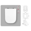 Roca The GAP Square SLIM WC ülőke Softclose A801472003